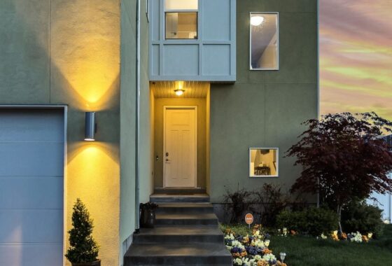 Front door of home