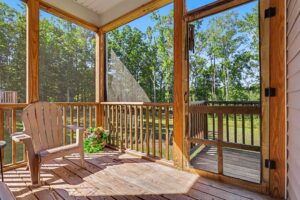 Blk Cloud Screened Porch